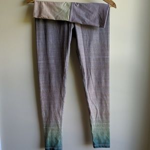 Niyama Sol brown to green ombre leggings